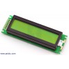 16x2 Character LCD with LED Backlight (Parallel Interface) Black or Green