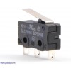 Snap-Action Switch with 16.7mm Lever: 3-Pin, SPDT,